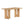 Dining Table Set With 6 Upholstered Chairs, Rectangular Table With Cutout Legs