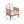 Outdoor Tub Design Armchair with Woven Rope and Acacia Wood