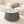 Light Sintered Stone Top Cup Shape Leather Coffee Table