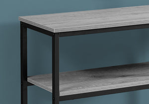 Accent Console Table For Entryway, Contemporary & Convenient Design - Gray