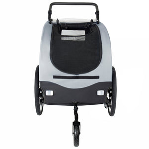 2-in-1 Bike Trailer & Pet Stroller for Dogs up to 110lbs