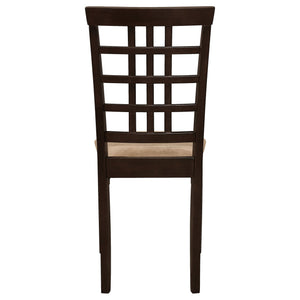 Vanetta - 3 Piece Dining Set With Drop Leaf Table And Chairs - Cappuccino