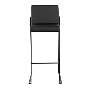 Fuji - Contemporary High Back Barstool Elegant Design