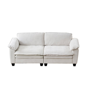Luxury Chenille Upholstered Loveseat Couch