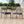 Braided Acacia Wood Outdoor Dining Chairs Set of 4