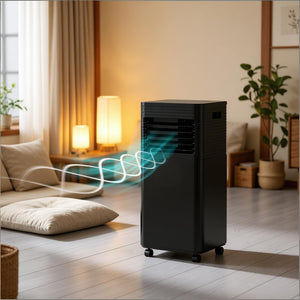 Modern Mobile Air Conditioner with Wheels