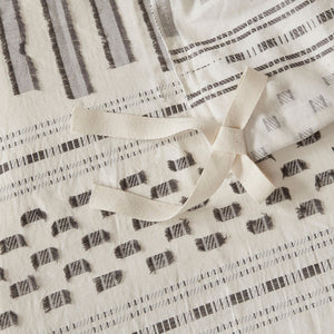 Full/Queen Cotton Jacquard Duvet Cover Mini Set
