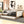 Full Size Daybed With Trundle And Nailhead Decoration - Wood