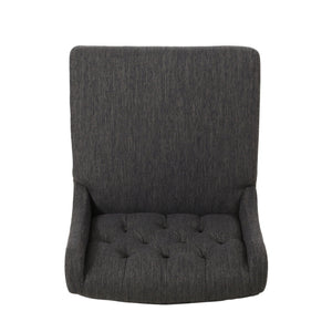 Solstara Upholstered Dining Barstool with Button Tufted and Wing Back