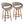 Symphony - Mid Century Stylish Design Modern Counter Stool (Set of 2)