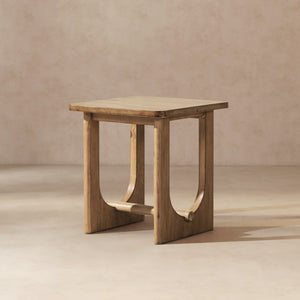 Turnkey 22" Square Side Table Antique