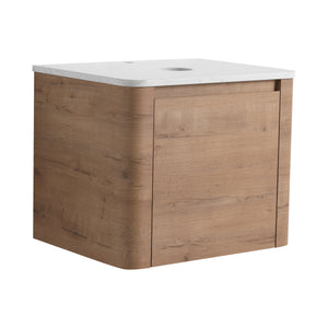 24'' Wall-Mounted Bathroom Vanity with Soft-Close Door