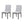 Tufted Upholstery Modern Dining Chairs (Set of 2) Sleek Comfort With Rubber Wood Frame - Gray / Oak