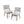 Boomerang - Dining Side Chair With Upholstered Cushions (Set of 2) - Light Gray
