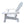 Outdoor Or Indoor Wood Adirondack Chair With An Hole To Hold Umbrella, On The Arm