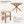 5-Piece Outdoor Acacia Wood Round Dining Set