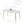 Extendable Oval Dining Table - White Marble