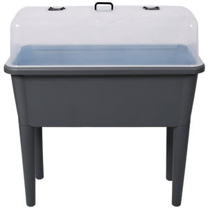 2 Piece Raised Garden Bed with Ventilated Lid