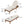 Patio Acacia Wood Chaise Lounge Chairs with Adjustable Backrest Set of 2
