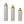 Floor Metal Vase Modern Style Decoration 3-Piece Set