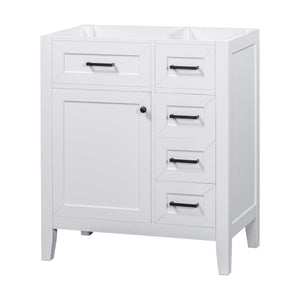 30" Bathroom Vanity Cabinet Base Without Sink
