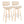 Lombardi - Mid Century Modern Fixed Height Barstool With Swivel With Round Footrest (Set of 2)