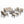 Patio Furniture Set with Coffee Table and Cushions for Backyard