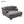 Oversized Chaise Lounge Sofa Bed with Deep Seat and Layered Armrests