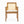 Preston Outdoor Dining Chair With Cushion Set of 2 - Teak / Beige