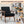 Mid Century Modern Accent Chair With Solid Wood Frame And Extra Thick Backrest