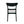 Set of 2 Mid-Century Dining Chairs - Upholstered Seat, Rubberwood Legs