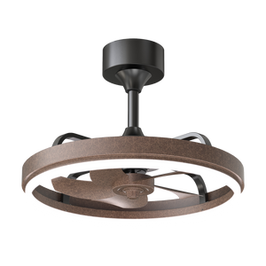 20.5" Rustic LED Ceiling Fan with Remote & APP Control