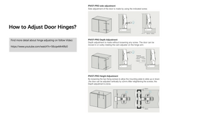 MITCH 41" Bathroom Wall Mounted Cabinet with 6 Doors