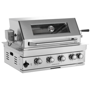 NL-4B02-W Four Burner Gas Grill, 48000 BTU Stainless Steel Built-In Grill