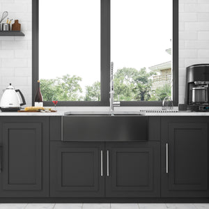 Double Bowl Farmhouse Sink, Stainless Steel Apron Front