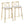 Modern Charlotte - Contemporary Fixed Height Counter Stool (Set of 2)