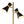Axis - Floor Lamp With 4 Way Switch Double Spots With Base - Black / Gold