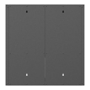 Metal Wall Mounted Tool Storage Cabinet With Locking Door, 1 Shelf & 1 Drawer