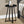 Accent Table Side Round Marble Look Contemporary & Modern - Black
