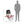 3.4' Inflatable Hanging Snowman Christmas Display