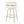 Cinch - Glam / Art Deco Fixed Height Counter Stool With Swivel With Round Footrest (Set of 2)