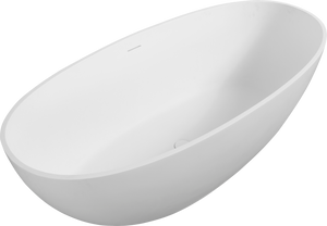 65" Freestanding Solid Surface Bathtub