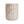 Outdoor / Indoor Lightweight Concrete Side Table, Cylinder Travertine Finish Accent Table - Beige