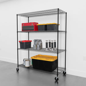 24" x 60" x 72" 4-Tier Wire Rack
