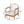 Outdoor Lounge Chair With Woven Backrest and Solid Wood Frame