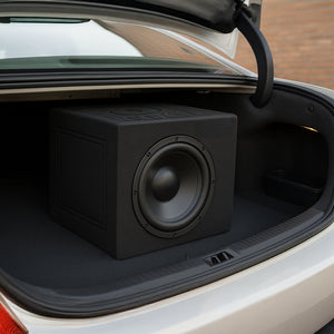 Q-POWER QBOMB 10" Sealed Car Subwoofer Sub Box Enclosure | QBOMB10S Single