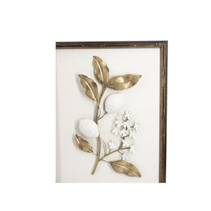 Set of 2 Distressed Brown Frame Decorative Accessories
