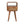 Solid Wood Mini Oak-ish Curve Nightstand, 1-Drawer, 1 Open-Slot