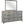6 Drawer Dresser Book Matched Veneers - Gray