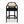 Americana - Mid-Century Modern Cane Back Counter Stool